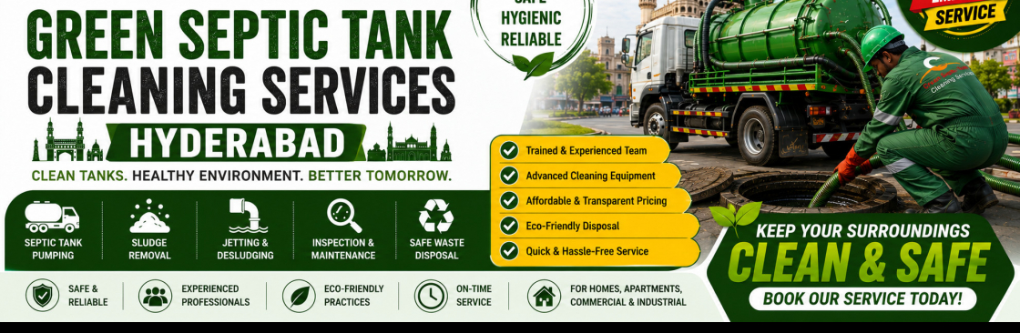 Green Septic Tank Cleaning Services Hyderabad Cover Image