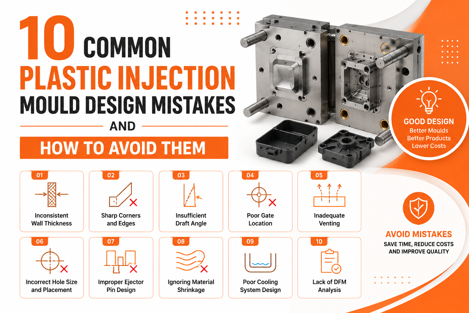 10 Common Plastic Injection Mould Design Mistakes and How to Avoid...